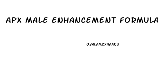 Apx Male Enhancement Formula