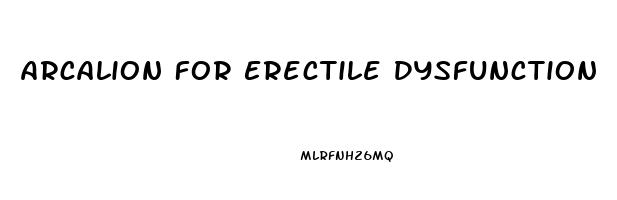 Arcalion For Erectile Dysfunction