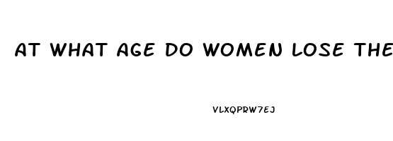 At What Age Do Women Lose Their Sex Drive