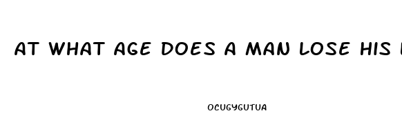 At What Age Does A Man Lose His Libido