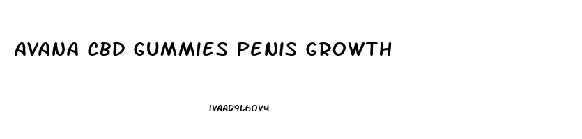 Avana Cbd Gummies Penis Growth