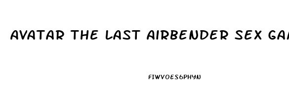 Avatar The Last Airbender Sex Game