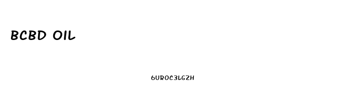 Bcbd Oil
