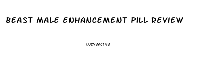 Beast Male Enhancement Pill Review