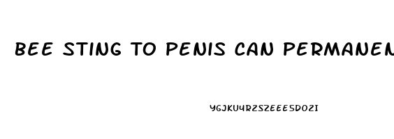 Bee Sting To Penis Can Permanently Enlarge It