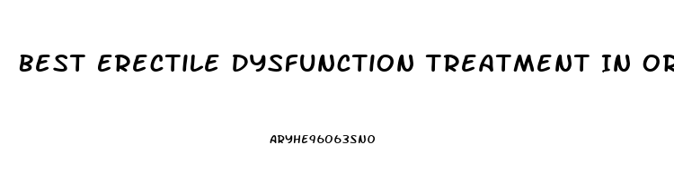 Best Erectile Dysfunction Treatment In Orlando