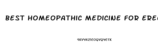 Best Homeopathic Medicine For Erectile Dysfunction