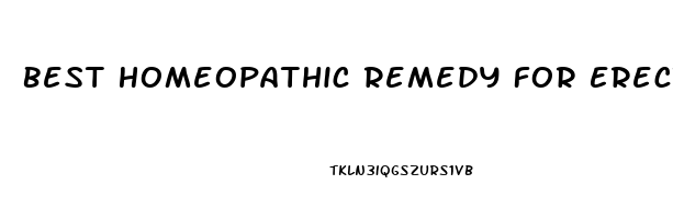 Best Homeopathic Remedy For Erectile Dysfunction