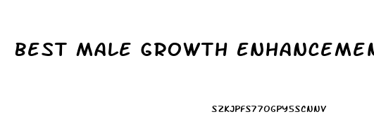 Best Male Growth Enhancement Pills