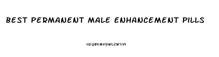 Best Permanent Male Enhancement Pills