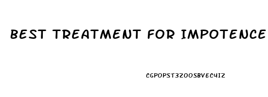 Best Treatment For Impotence