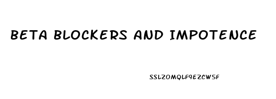 Beta Blockers And Impotence
