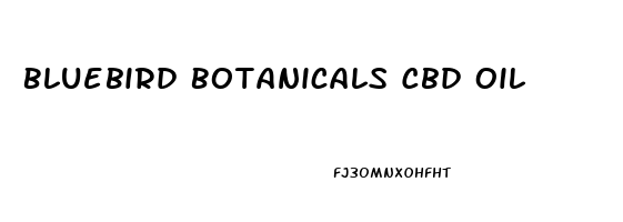 Bluebird Botanicals Cbd Oil