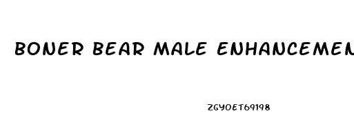 Boner Bear Male Enhancement