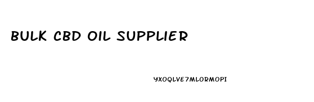 Bulk Cbd Oil Supplier