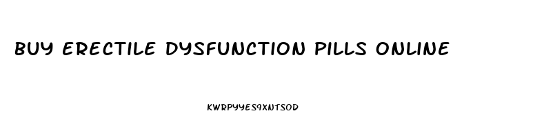 Buy Erectile Dysfunction Pills Online