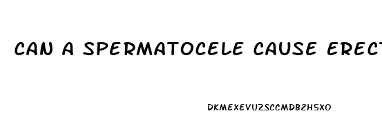 Can A Spermatocele Cause Erectile Dysfunction
