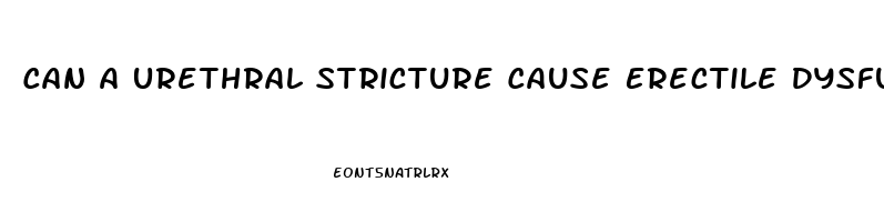 Can A Urethral Stricture Cause Erectile Dysfunction