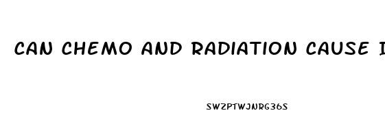 Can Chemo And Radiation Cause Impotence