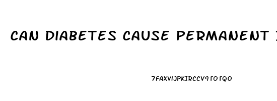 Can Diabetes Cause Permanent Impotence