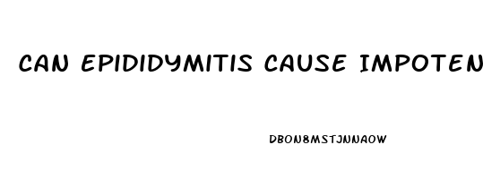 Can Epididymitis Cause Impotence