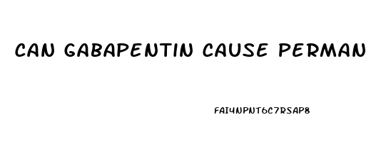 Can Gabapentin Cause Permanent Erectile Dysfunction