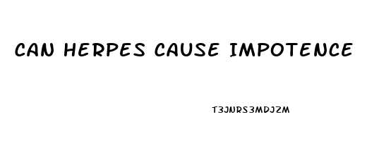 Can Herpes Cause Impotence