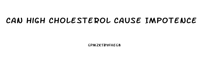 Can High Cholesterol Cause Impotence