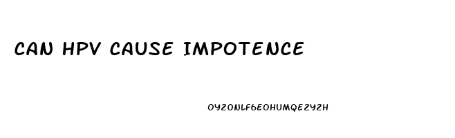 Can Hpv Cause Impotence