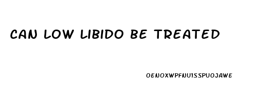 Can Low Libido Be Treated