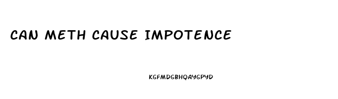 Can Meth Cause Impotence