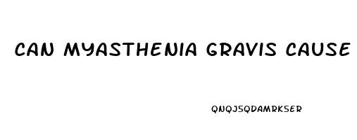 Can Myasthenia Gravis Cause Erectile Dysfunction