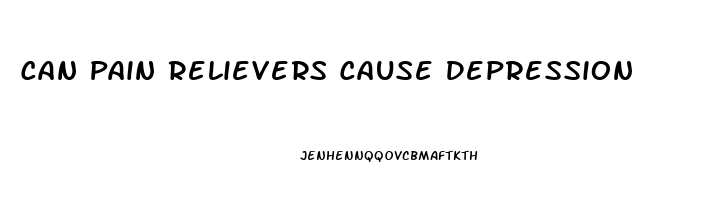 Can Pain Relievers Cause Depression