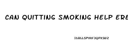 Can Quitting Smoking Help Erectile Dysfunction