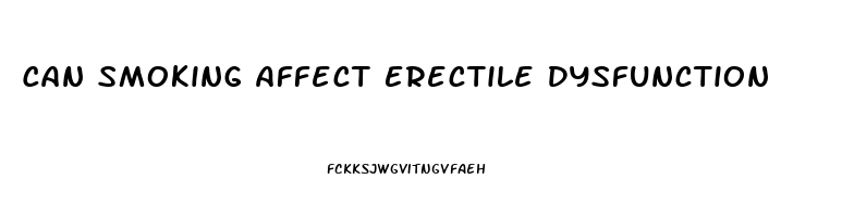 Can Smoking Affect Erectile Dysfunction