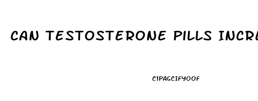 Can Testosterone Pills Increase Penis Size