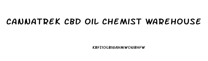 Cannatrek Cbd Oil Chemist Warehouse