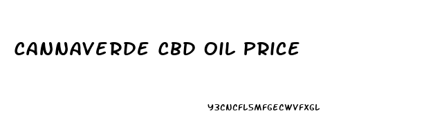Cannaverde Cbd Oil Price