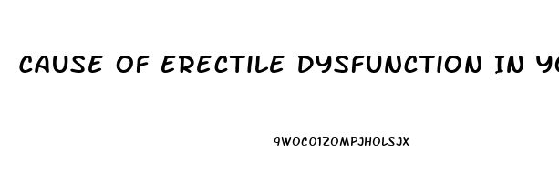 Cause Of Erectile Dysfunction In Young Age