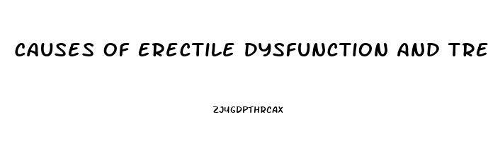 Causes Of Erectile Dysfunction And Treatment