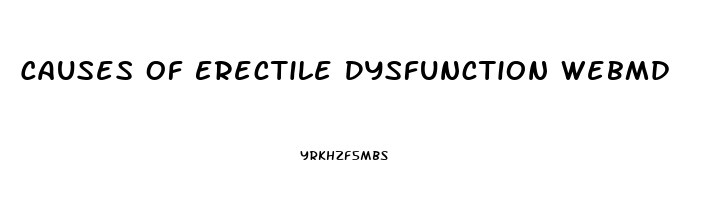 Causes Of Erectile Dysfunction Webmd