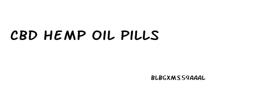 Cbd Hemp Oil Pills