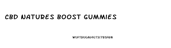 Cbd Natures Boost Gummies