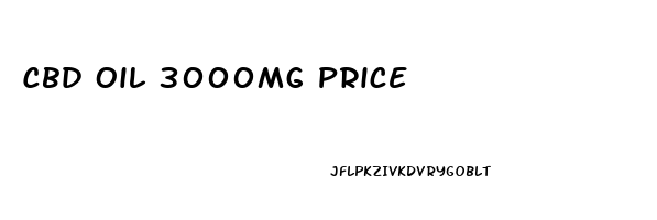 Cbd Oil 3000mg Price