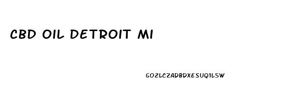 Cbd Oil Detroit Mi