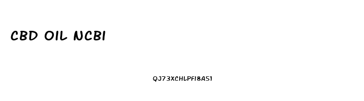 Cbd Oil Ncbi