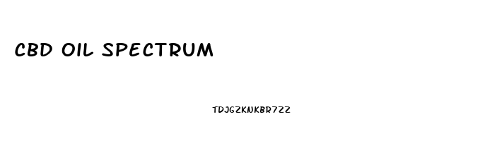 Cbd Oil Spectrum