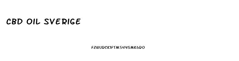 Cbd Oil Sverige