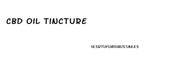 Cbd Oil Tincture