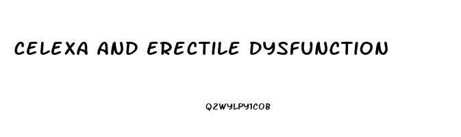 Celexa And Erectile Dysfunction